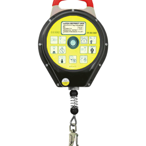 LATCH RETRACT 52010 Retractable Fall Arrester Lifeline Metal Case - 10M