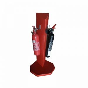 Hanging Type Red Powder Coated Fire Extinguisher Stand