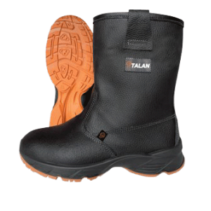 TALAN SE/2M162 Steel Midsole Black Low Cut Shoes