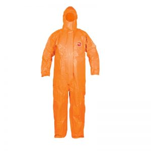Dupont Tychem 2000 C Yellow Hooded chemical protective Coverall