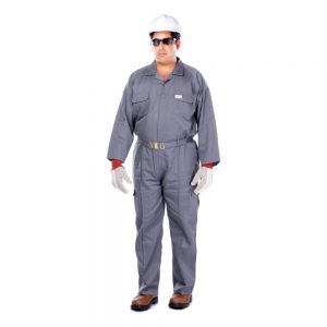 Vaultex 1GRV 100% Twill Coverall Grey
