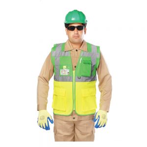 Vaultex IKM Reflective Fabric Vest With 5 Pockets (MOQ of 6 Pcs)