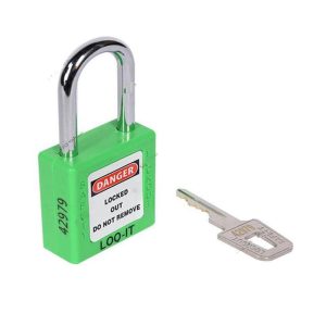 Loq-it PD-LQGNKDS38 Safety Lockout Padlock Green(MOQ of 5 Pcs)