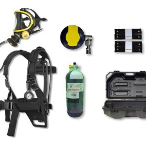 Honeywell AERIS CONFORT TYPE 2 Open-circuit self-contained breathing apparatus, MBA 1825216 (VALVE) 1822802 (CYLINDER) 1825338 (REFLECTIVES) 1818411 (CASE) With SX-Pro Demand Valve (1825216)
