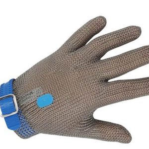 Honeywell NTD 2542004R0302 Chain Mesh Glove with Plastic Strap for Food Industry Large