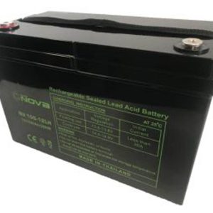 Nova NV100-12LH Rechargeable Sealed Lead Acid Battery 12V, 100Ah/10Hrs