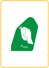 Matsuda F400 Stainless steel Handle Push