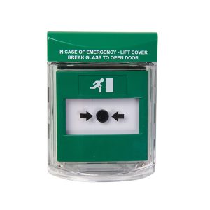 sti-6931-g-call-point-stopper-surface-mounted-without-sounder-green-with-35mm-spacer