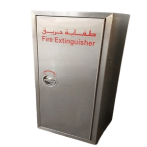 surface-type-single-door-fire-extinguisher-cabinet-full-ss-brush-316-grade-with-ss-round-lock-and-hinges