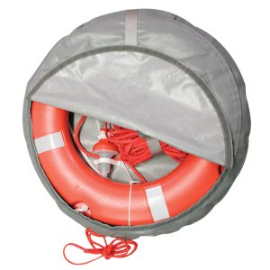 Lalizas - Set Lifebuoy Ring SOLAS 75cm, Lifeb. Light 71325, Gray Case, 30m Rope