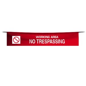 Sofamel 745 ST-72 Hangings Signs (Working Area No Trespassing)