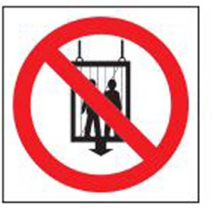 Prohibition safety sign - Unauthorized