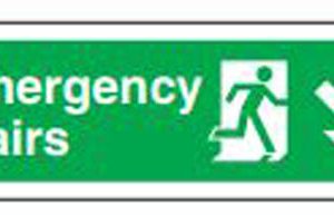 Safe Emergency Right Safety Sign
