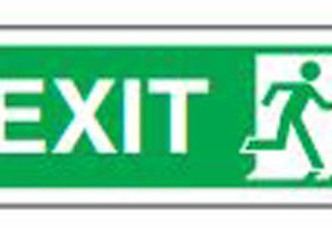Safe Safety Sign - Exit Right