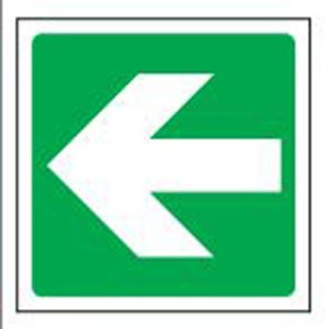 Safe Safety Sign - Arrow Left