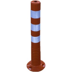 Flexible Safety Traffic Warning Post 90CM, Orange