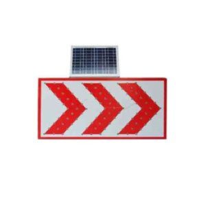 Solar Traffic Light Red Arrow