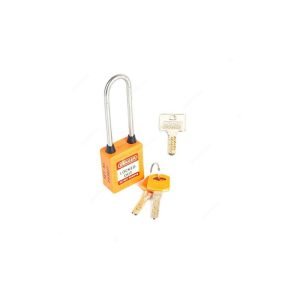 Loto-Lok - Three Point Traceability Lockout Padlock, Orange - 3PTPOKDMKL80