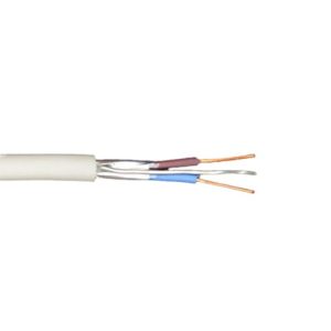 Firecel 1.5 Sqmm 2Core+E, White Fire Alarm Cable, Solid Conductor, SR114H