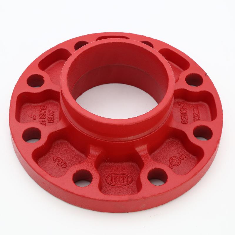 shield-ductile-iron-grooved-flange-adaptor-pn16-class-150-sdg-16-1 Shield - Ductile Iron Grooved Flange Adaptor PN16, Class-150 - SDG-16