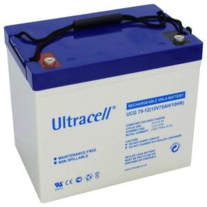 Ultracell - 12V 75ah Rechargeable VRLA Battery - UCG75-12