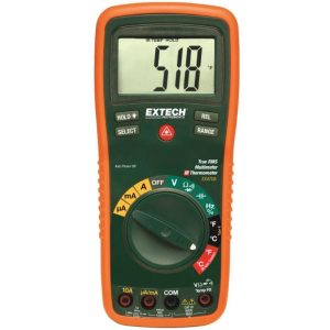 Extech - 12 Function True RMS Professional Multimeter and Infrared Thermometer - EX470A