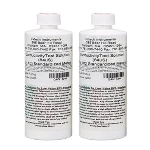 Extech - 84µS Conductivity Standard (2 Bottles) - EC-84-P