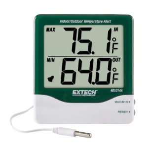 Extech - Big Digit Indoor/Outdoor Temperature Alert - 401014A