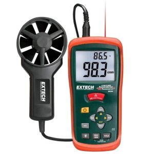Extech - CFM/CMM Mini Thermo-Anemometer with built-in InfaRed Thermometer - AN200