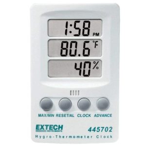 Extech - Hygro Thermometer Clock - 445702