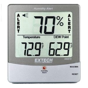 Extech - Hygro Thermometer Humidity Alert with Dew Point - 445814
