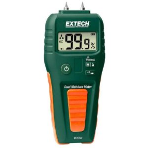 Extech - Wireless Datalogging Pin/Pinless Moisture Meter - MO55W