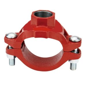National - Grooved Threaded Mechanical Tee, 6in x 1in - N-ST16