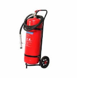 Flametech FT03-042B-00 50 KG Dry Powder Fire Extinguisher Trolley Type
