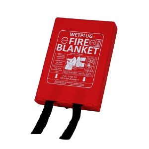 Wetplug - Fire Blanket 4' x 6' in PP Box LPCB Approved - WFB4X6