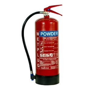 Wetplug - Kitemark & LPCB Approved Portable Dry Powder Fire Extinguisher, 6KG - WPP6