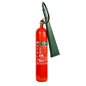 Wetplug - Portable CO2 Fire Extinguisher Kitemark & LPCB Approved, 5Kg - WPC5