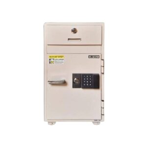 Eiko - Fire Resistance Deposit Safe Digital Lock and 1 Keylock, Light Warm Grey - PS-50E